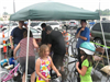 Community Members Gather For Bike Inspections