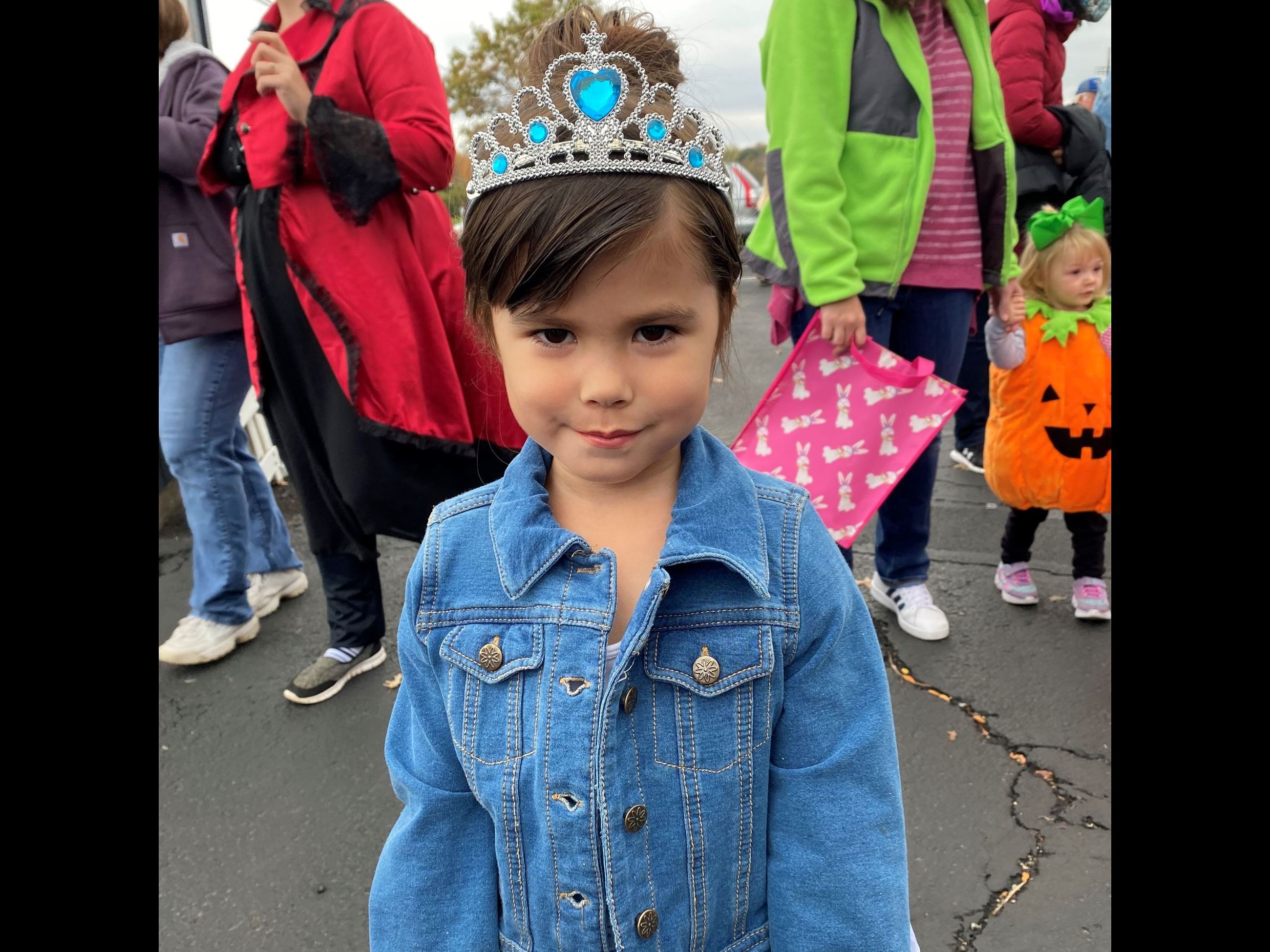 Little girl in Princess costume