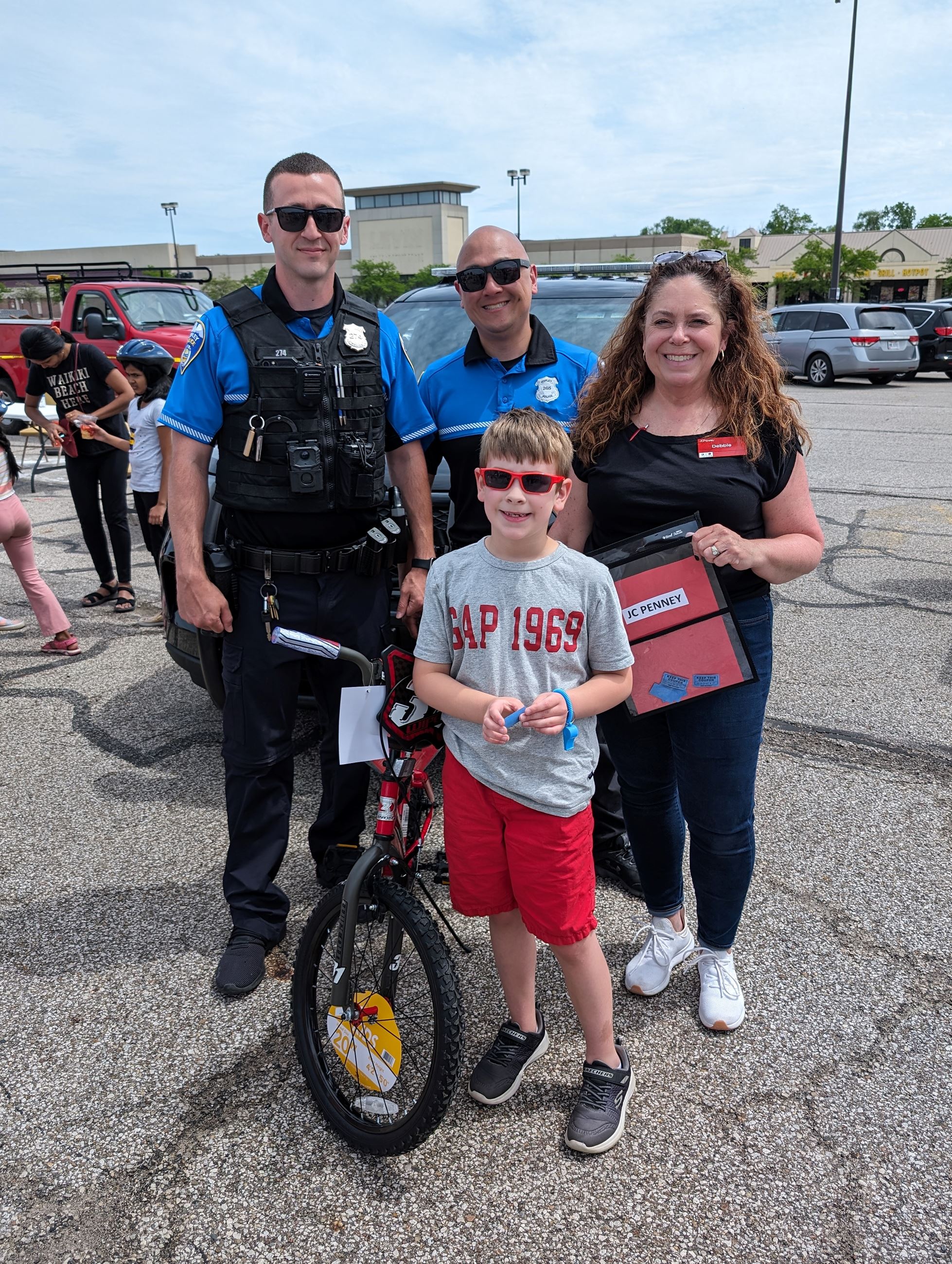 Bike JCPenney 1; Bike Rodeo; Copley PD; 2024