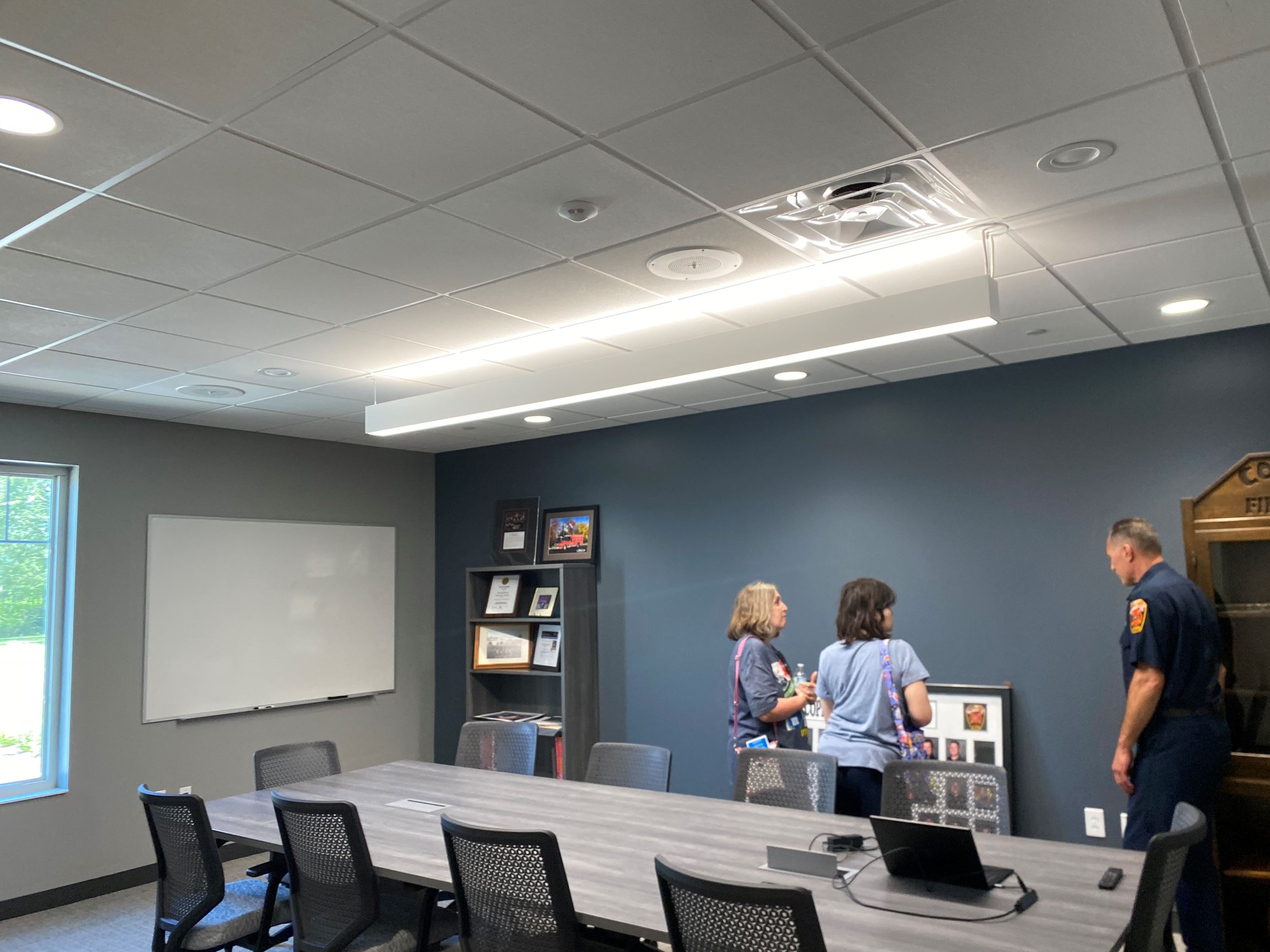 Residents Touring the Fire Department at the Safety Center Facility Dedication - June 22, 2025