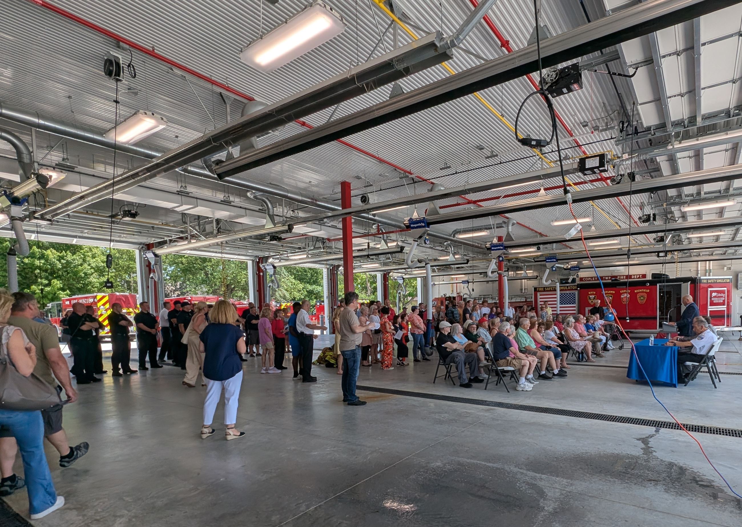 Trustee Bruce Koellner Delivers a Speech to Residents at the Safety Center Facility Dedication - June 22, 2025