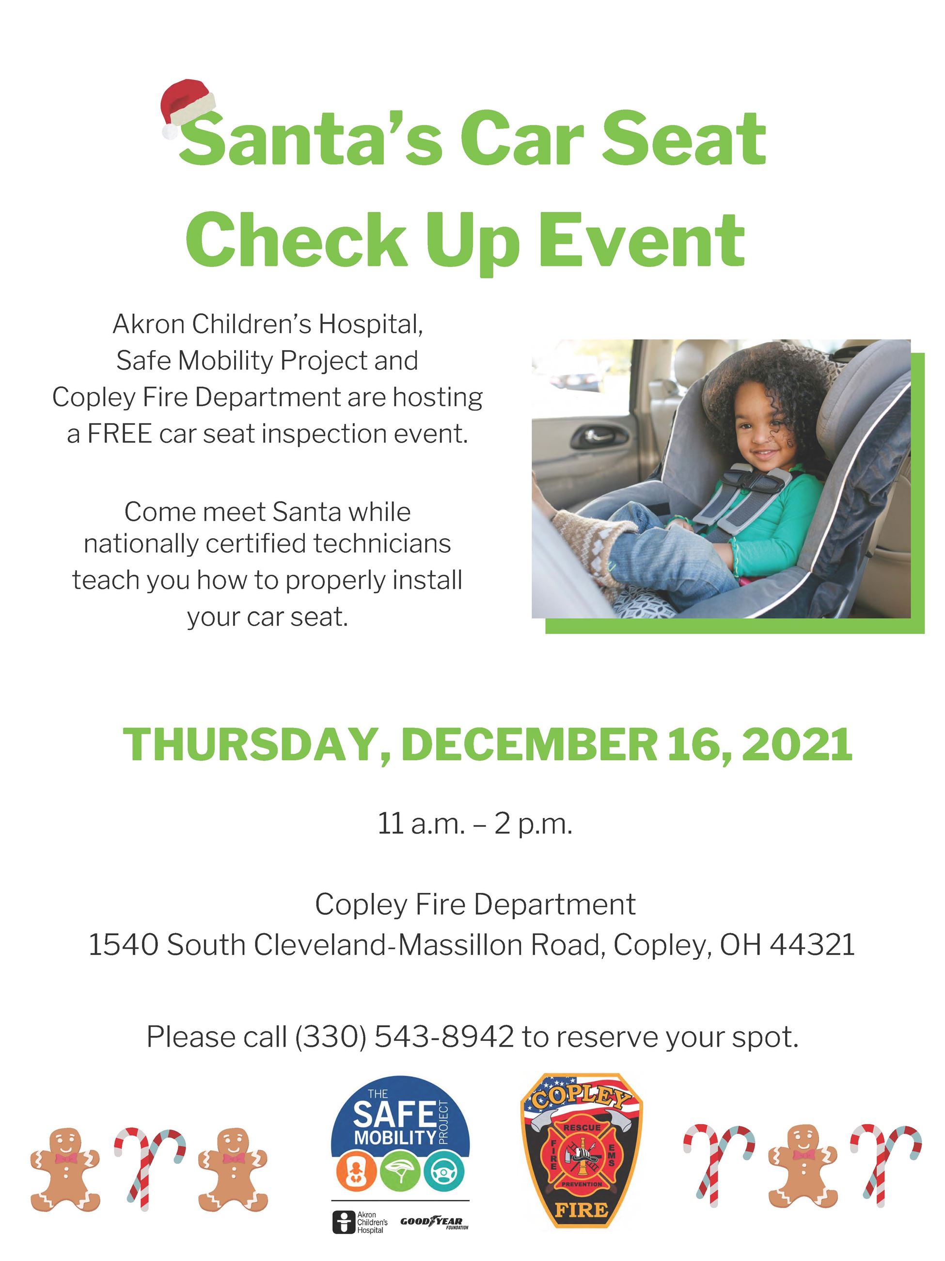 Santas Car Seat Check Up Event